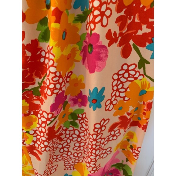 Vintage 60s Sun Fashions Hawaii Floral Dress Size 10 Maxi Mod Retro MINT - Picture 5 of 16